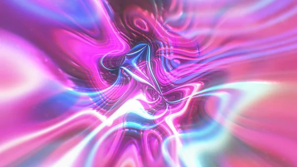 Abstract glow energy background with visual illusion and wave effects, 3d render computer generating