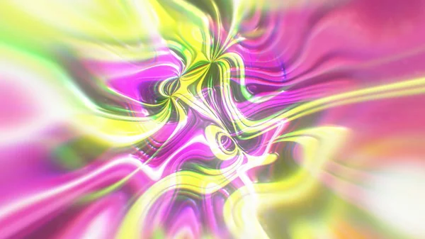 Abstrato brilho fundo de energia com ilusão visual e efeitos de onda, 3d renderizar gerador de computador — Fotografia de Stock