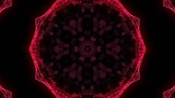 Beautiful abstract kaleidoscope - fractal flower, 3d render backdrop, computer generating background