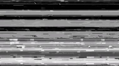 Dinamik glich video, kötü tv sinyalinin renkli ekran, 3d işleme bilgisayar arka plan oluşturulur.