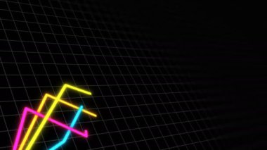 İş geliştirme ve gelir, 3d render zemin için kılavuz ile alanda bazı grafikler