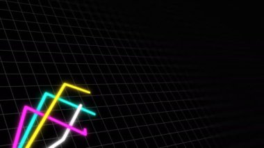 İş geliştirme ve gelir, 3d render zemin için kılavuz ile alanda bazı grafikler