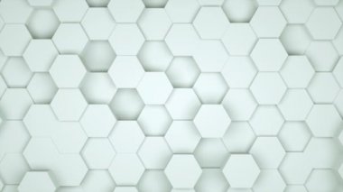Birçok soyut geometrik altıgenler dalga, optik illüzyon, olarak bilgisayar oluşturulan 3B oluşturma