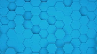 Birçok soyut geometrik altıgenler dalga, optik illüzyon, olarak bilgisayar oluşturulan 3B oluşturma