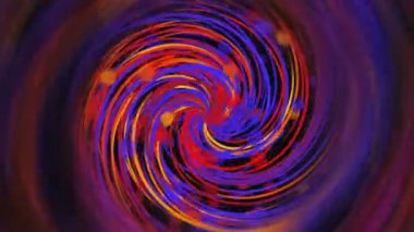 Birçok parlak sarmal parçacıklar hatları, bilgisayar oluşturulan modern arka plan, 3d render