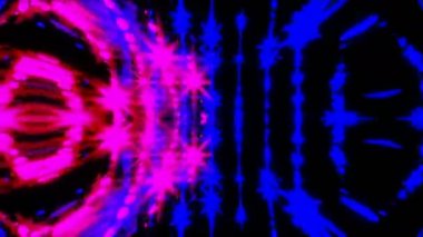VJ döngü, müzik parlak parçacıkları ile beat, modern arka plan, 3d render bilgisayar oluşturulan