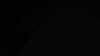 Güzel siyah dalgalı kumaş, bilgisayar arka plan, 3d render oluşturulan.