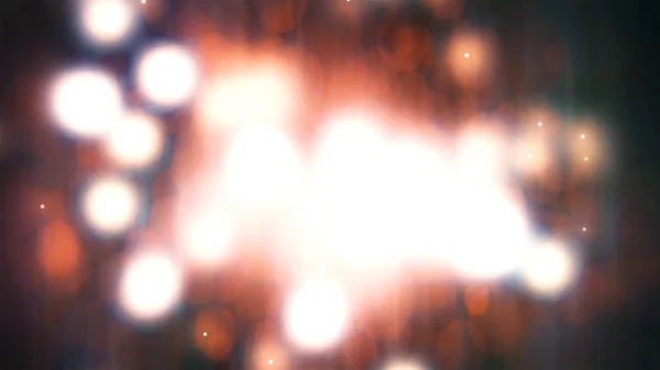 Θολή φώτα με bokeh αποτέλεσμα, δείτε ονειροπόλος, 3d rendering φόντο, φόντο υπολογιστή που δημιουργούνται — Φωτογραφία Αρχείου
