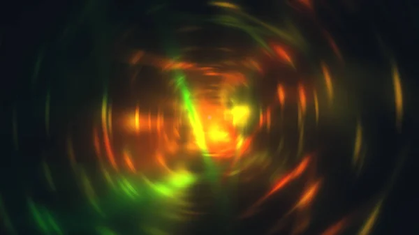Explosão de partículas de brilho com borrão de movimento radial, 3d renderizar computador gerado pano de fundo — Fotografia de Stock