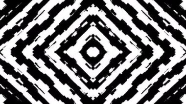 Siyah ve beyaz çizgiler. Bilgisayar oluşturulmuş soyut arkaplan, 3B görüntüleme