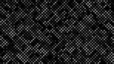 Parlak noktalar, 3d render, yanıp sönen bilgisayar üreten