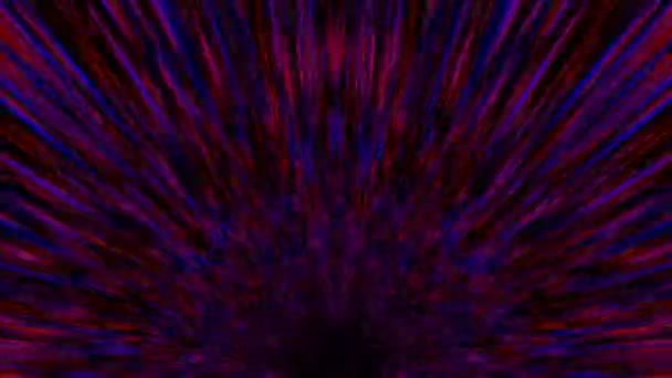 时间扭曲, 进入黑暗未知的空间, 3d 渲染计算机生成的背景 — 图库视频影像