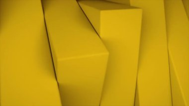 Çelik metal geometrik nesneleri, 3d işleme bilgisayar oluşturulan fon
