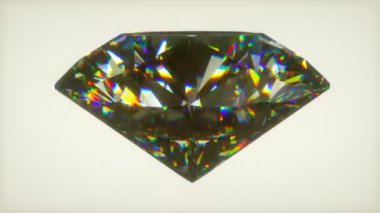 Uzayda aydınlatma ile parlayan 3D model, bilgisayar tarafından oluşturulan arkaplan