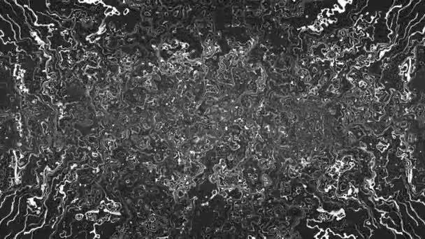 Många mikrober och bakterier på ytan, datorgenererade modern abstrakt bakgrund, 3d render — Stockvideo