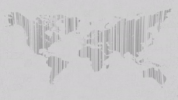 Globális technológiai világ térképe, a Föld lapos, földgömb worldmap ikon, 3d render háttérben