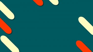 Düz stil Animasyon - 3d render bilgisayar yaratıcı şık videolar için oluşturulan