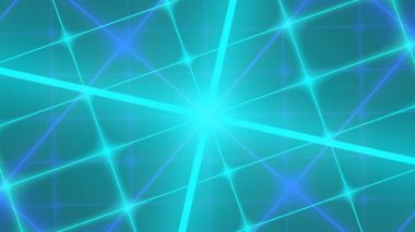 Neon parlak çizgiler, soyut bilgisayar oluşturulan fon, 3d render ile modern parlak kılavuz