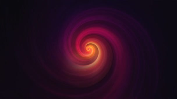 Forma Radial Espiral Abstracta Espacio Oscuro Fondo Generado Por Computadora — Vídeos de Stock