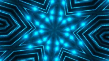 Zemin, bilgisayar arka plan üreten Soyut Mavi fraktal ışıklar, 3d render