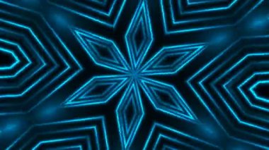 Zemin, bilgisayar arka plan üreten Soyut Mavi fraktal ışıklar, 3d render