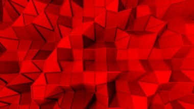 Kenarları olan basit düşük çokgen yüzey, bilgisayar destekli modern soyut arkaplan, 3d oluşturma