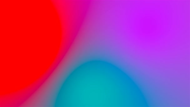 추상적인 색된 배경 시각적 환상 및 색상 변화 효과, 3d 렌더링 생성 — 비디오