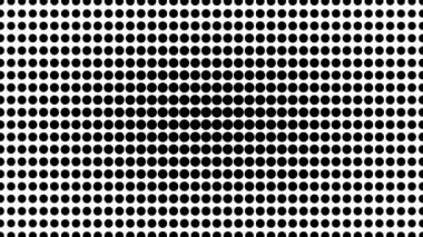 Birçok noktanın yarım tonu, bilgisayar tarafından oluşturulan soyut arkaplan, optik illüzyon efektli üç boyutlu görüntüleme arkaplanı