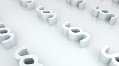 Yüzeyi, Yayınevi veya koşulları için arka plan çok paragraf sembol vardır ve zemin koşulları, 3d render