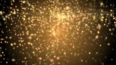 Birçok ışıltılı girdap parçacıkları uzayda, tatilde ve bayramlarda uçar.