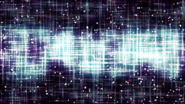 星途端、3 d レンダリングの背景多くの粒子の宇宙宇宙のスタイルのデザインの模倣 — ストック動画