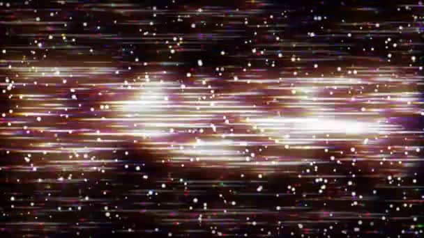 Imitación de la estrella clowd, diseño de estilo cósmico del universo con muchas partículas, fondo de representación 3d — Vídeo de stock