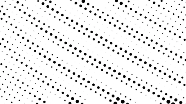 Birçok noktanın yarım tonu, bilgisayar tarafından oluşturulan soyut arkaplan, optik illüzyon efektli üç boyutlu görüntüleme arkaplanı — Stok fotoğraf