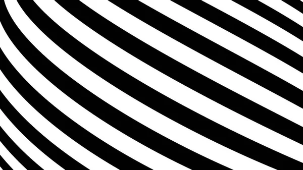 Black and white stripes. Computer generated abstract background, 3D render — Stock Photo, Image