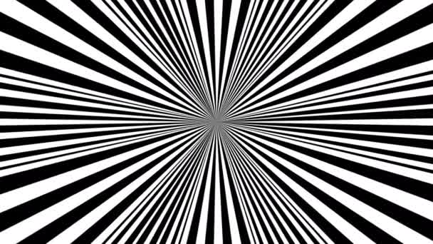 Rayures noires et blanches. Fond abstrait généré par ordinateur, rendu 3D