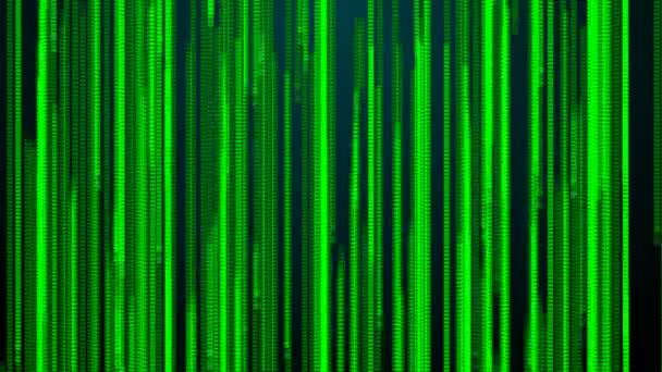许多粒子，如蠕虫或中年是在黑暗的空间，3D渲染计算机生成的背景 — 图库视频影像