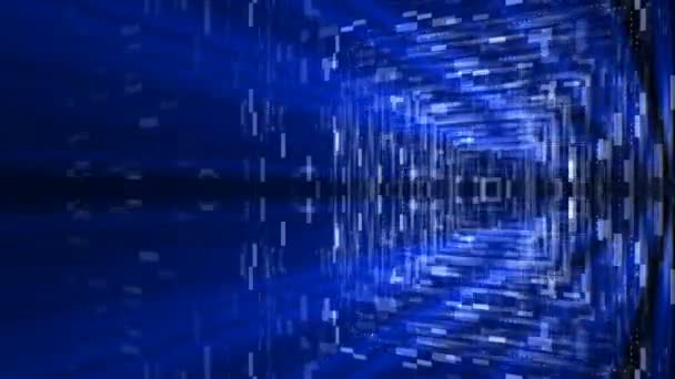 Brillance abstraite numérique dans l'obscurité abstraction de la communication de données, arrière-plan généré par ordinateur, rendu 3D 