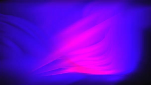 Αποεστιασμένη αφηρημένο κυματοειδή 3D απόδοση με ομίχλη και γραμμές για το σχεδιασμό, αφηρημένα κύματα ντεγκραντέ φόντο — Αρχείο Βίντεο