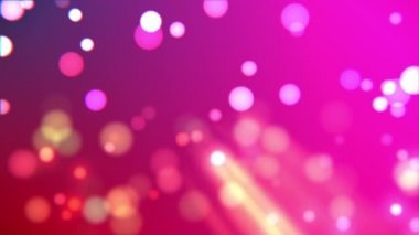 Vurgular ve bokeh parçacıkları arka plan ile soyut degrade, 3d render romantik veya bahar fon