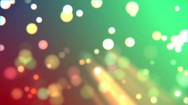 Vurgular ve bokeh parçacıkları arka plan ile soyut degrade, 3d render romantik veya bahar fon