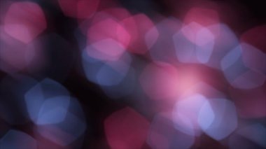Bulanık çokgen vurgular - güzel bokeh etkisi, hayalperest görünümü, 3d render arka plan