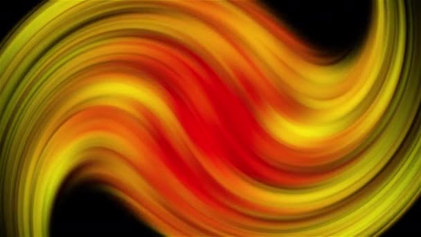 Abstracte Swirl achtergrond, heldere moderne achtergrond, 3D renderen computer genereren — Stockvideo