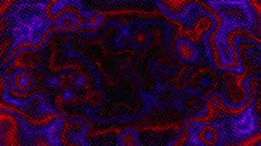 Enerji etkisi ile soyut arka plan, halftone formu, 3d render bilgisayar üreten fon