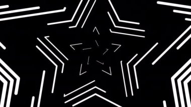 Soyut geometrik beyaz konturlar, dönen satırları, oluşturulan bilgisayar arka plan, 3d render arka plan sarmal