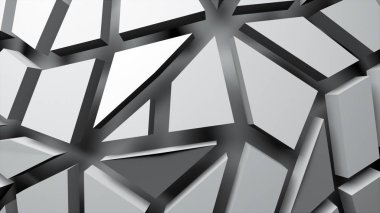 3d geometri şık şekiller, soyut modern arka plan, bilgisayar oluşturulan