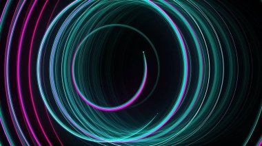 Soyut spiral kıvrım çizgileri, bilgisayar tarafından oluşturulan arkaplan, 3B oluşturma arkaplanı