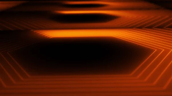 Neon floor abstraction like floor in night club, 3d render computer generated background