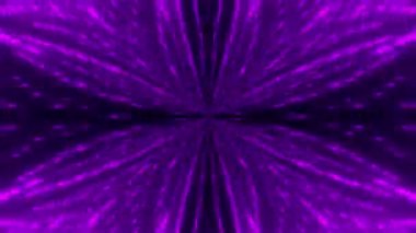 Zemin üreten bilgisayar fraktal parlayan ışıklar karanlıkta, 3d render