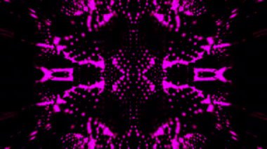 Soyut alanda sallanan parçacıklar, bilgisayar arazi veya sıvı yüzey gibi 3d render arka plan oluşturulan