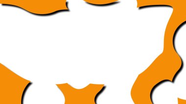 Karikatür tarzında sıvı şekil gibi soyut yaratıcı, 3d render bilgisayar yaratıcı için fon oluşturdu